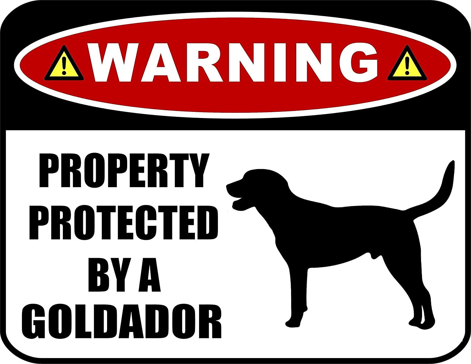 SILHOUETTE Laminated Dog Sign Warning Property Protected by a Affenpinscher 