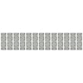 thumbnail image 3 of Stair Treads 9 inch by 28 inch by sussexhome Braid Collection Trellis Design Vibrant and Soft Stair Treads, Gray & White, Pack of 13 [100% Polypropylene], 3 of 3