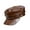 brown, variant on Retro Styles Breathable PU Leather Berets Cap Adjustable Design For Men Women Fashionable Accessory Everyday Wear