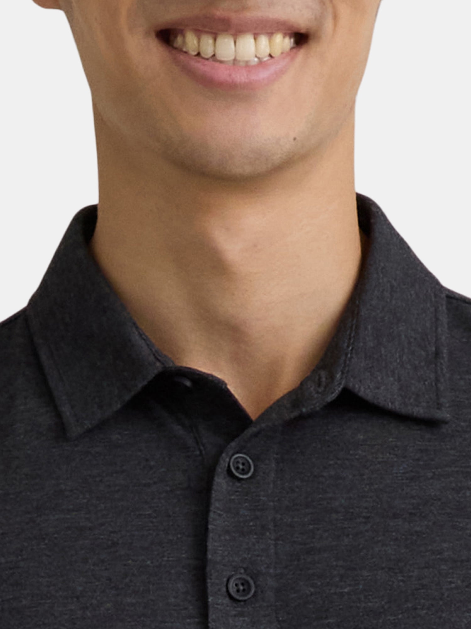 George Men's & Big Men's Poly Polo with Short Sleeves, Sizes S-3XL