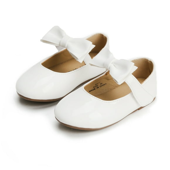 Girls' White Dress Shoes