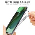 thumbnail image 3 of CoverON Flexible Slim Lightweight TPU Cell Phone Case for Motorola Moto G Stylus 5G, Clear, 3 of 8
