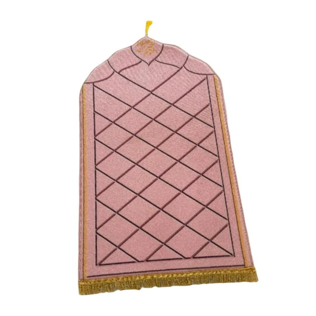 Alfombra de Oración de Franela Portátil, Alfombra de Oración Alfombra de Adoración Alfombra de Piso Alfombra con Borla para La Iglesia Sala de Estar D Soledad Alfombra de rezo