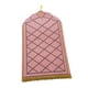 thumbnail image 1 of Alfombra de oración de franela portátil para decoración del hogar y la sala de estar. rosa grande, 1 of 9