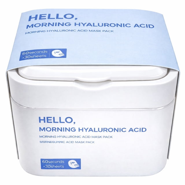Grace Day, Masque contenant de l'acide hyaluronic, application de 60 secondes, 30 feuilles