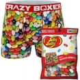 thumbnail image 2 of CRAZYBOXER Men's Underwear Jelly Belly Beans Stretch Breathable Boxer Brief Anti-irritation, 2 of 5