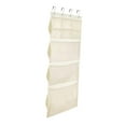 thumbnail image 1 of DOLITY Baby Toy Hanging Storage Mesh Pocket Display Stuffed Animal Holder beige, 1 of 9