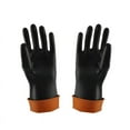 thumbnail image 2 of Guantes resistentes a químicos de látex de tamaño XL, guantes de goma largos reutilizables y resistentes, guantes para lavar platos, guantes de seguridad industrial para hombres, 2 of 5