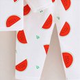 thumbnail image 7 of CAUYDY 3 6 9 12 Months Baby Girls Clothes Newborn Gift Toddler Pajamas Long Sleeve Shirt and Pants 2PCS Set Preemie Sleepers Infant Pjs for Girl Fall Winter Sizes 0-3 Months,Red, 7 of 7