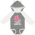 thumbnail image 3 of Inktastic Skate Future Skating Star Girls Girls Long Sleeve Baby Bodysuit, 3 of 5