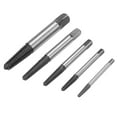 thumbnail image 1 of Kit d'Extraction de Vis en Acier Vanadium 5 Pcs, Retrait Facile des Vis Cassées, pour Correction de Filetage de Tuyau avec Boîte de Rangement, 1 of 8