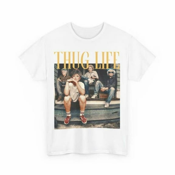 Cotton Short Sleeve T-Shirt The Golden Girls Thug Life Shirt, The Golden Girls Lover Gift Streetwear Graphic Tee Cotton Summer, mother's day gift, mother's day gifts. Casual Top Comfort