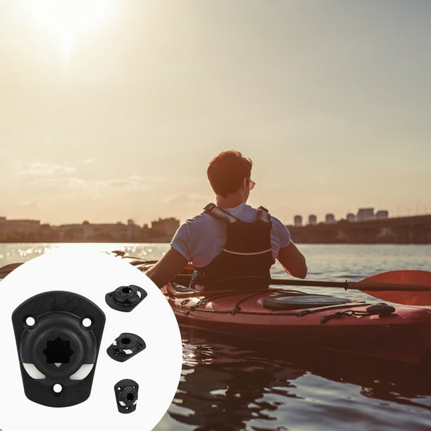 2 Pieces Kayak Rod Holder Inflatable Boat Canoe Portable: Kayak Raft Mount  Base Fishing Pole Slide Rail Support Portable Water Sports Parts 