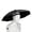 Black, variant on Large Head Mounted Umbrella Hat, Hands Free Sun Cap Umbrella for Fishing Gardening Outdoor Work