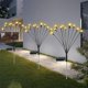 thumbnail image 5 of 2 luces de luciérnaga con energía solar de 10 cabezales, 10 luces LED para jardín con energía solar, impermeables y oscilantes para exteriores, 5 of 5