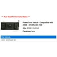 thumbnail image 2 of Power Seat Switch - Compatible with 2003 - 2013 Ford E-150 2004 2005 2006 2007 2008 2009 2010 2011 2012, 2 of 2