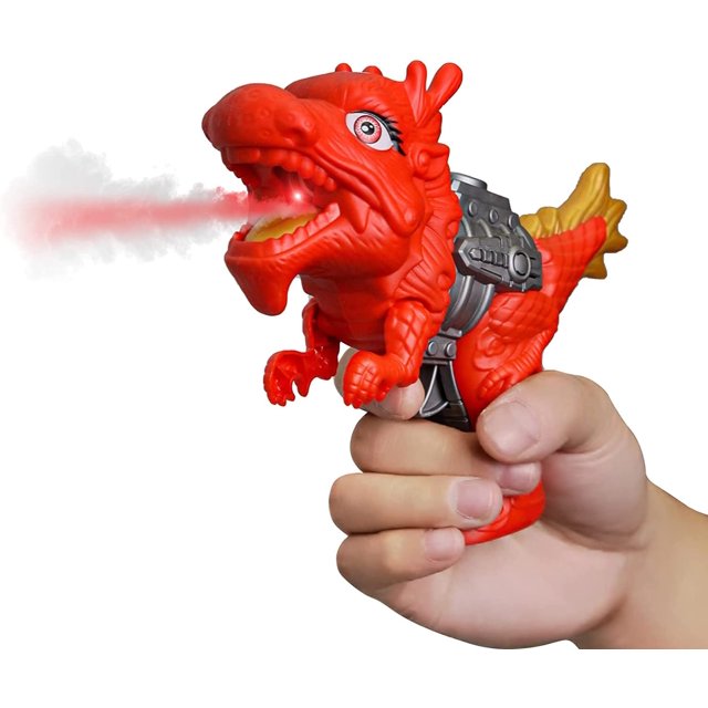 Juguetes de dinosaurio con rociador de agua, juguetes de rociador de niebla con rugidos realistas y llama de agua ligera, juguetes de verano, juguetes de dinosaurio interactivos para piscina al aire JAMW Sencillez