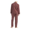 thumbnail image 2 of Men's Hanes 4016 Classics Broadcloth Woven Pajama Set (Red Plaid L), 2 of 2