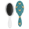 thumbnail image 2 of Foxy Night Sky Hairbrush - Round Bristle Brush for Wet/Dry Hair, Gentle on All Hair Types & Tames Frizz, 2 of 4