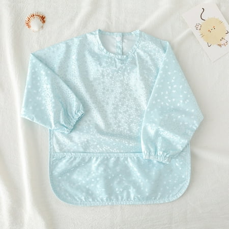 

DDWD Danish children‘s waterproof anti-dressing bib baby eating bib super soft waterproof baby bib anti-dirty feeding