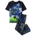 thumbnail image 1 of Conjunto de pijama The Children's Place manga corta negro talla 5/6, 1 of 1