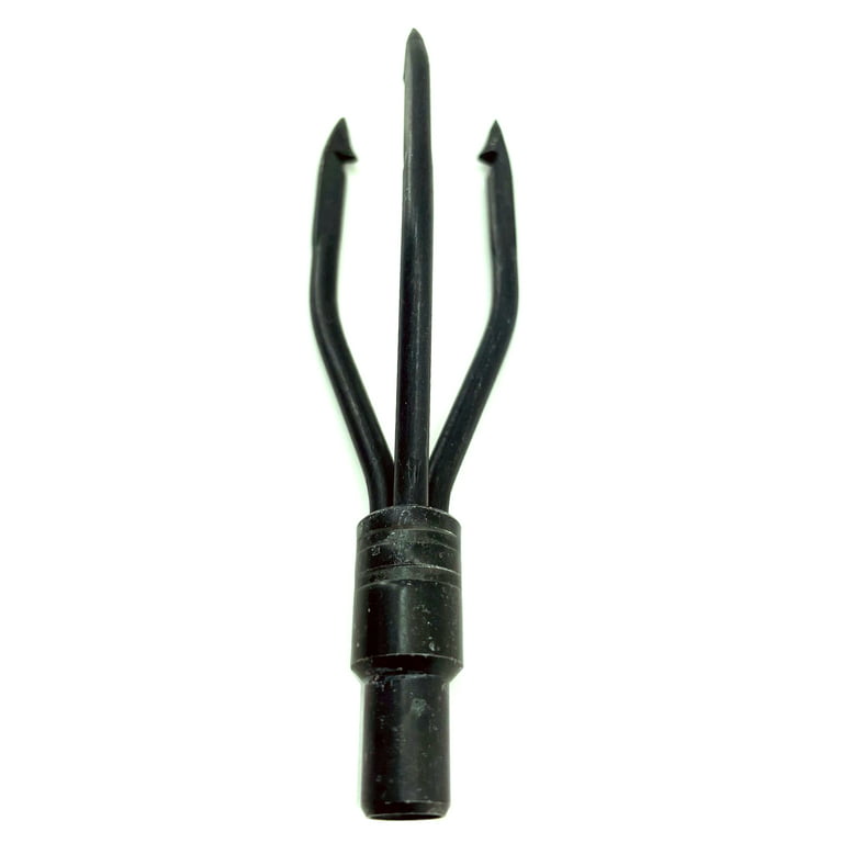 Spearfishing World Forged Steel Trident Spear Tip - 3-Prong for Spearfishing, Freediving & Scuba Diving Spearguns, Pole Spears & Hawaiian Slings