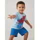 thumbnail image 5 of Conjunto de ropa Marvel Boys Spiderman, camiseta y pantalones cortos para niños, 5 años, 5 of 5