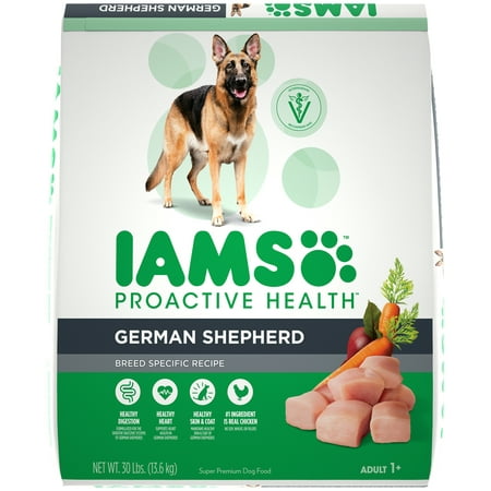 IAMS ProActive Health Adult German Shepherd Dry Dog Food, Chicken Flavor, 30 Pound