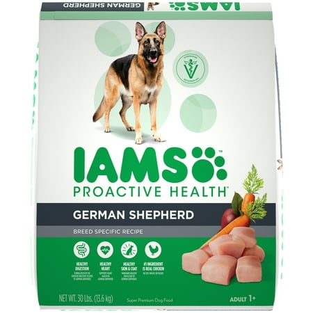 IAMS ProActive Health Adult German Shepherd Dry Dog Food, Chicken Flavor, 30 Pound (Best German Food In Houston)