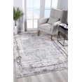 thumbnail image 3 of eRug Outlet Mirage Collection Modern Abstract Area Rug (4x6 feet) - 3'9" x 5'6", Cream Grey, 3 of 6