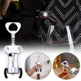 thumbnail image 6 of Wine Bottle Opener Multi-Functional Stainless Steel Beer Sturdy Wine Opener Manual Wing Corkscrew, 6 of 9