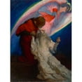 thumbnail image 2 of Edwin Austin Abbey 19x24 Black Ornate Framed Double Matted Museum Art Print Titled: Study for Amfortas Released by Galahad, in the Quest and Achievement of the Holy Grail (ca.&nbsp;1893, 2 of 5