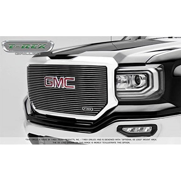 T-Rex Grilles 6202130 Laser Billet Series Polished Grille (GMC Sierra 1500)