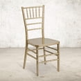 thumbnail image 2 of Bowery Hill 17.75" Modern Resin Stacking Chiavari Dining Chair in Gold, 2 of 9