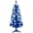 Blue, variant on Mayhihi 4FT Silver Tinsel Artificial Christmas Tree with Lights, Indoor & Outdoor Christmas Tree with 50 Warm White Lights, Xmas Pine Tree for Home Office Party Decor