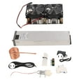 thumbnail image 2 of ZVS Induction Heater, 2500W DC12V-48V High Frequency Induction Heater, Heating PCB Board Module With Water Pump Pipe, Copper Ring,  Voltage Switching, 2 of 8