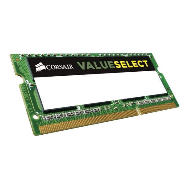 CORSAIR Value Select - DDR3L - module - 4 GB - So-Dim 204-pin - 1600 MHz / PC3-12800 - CL11 - 1.35 V - unbuffered - non-ECC