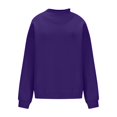 thumbnail image 5 of NSLGXD Womens Mock Neck Oversized Sweatshirt Long Lantern Sleeve Loose Fit Solid Color Casual Fall Pullover Tops S-2XL, 5 of 7