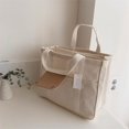 thumbnail image 6 of Women's Stylish Canvas Shoulder Bag Spacious Tote Handbag for Daily Use Work School Shopping Travel, 6 of 8