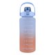 thumbnail image 1 of Botella Plástico Con Marcador Tiempo para Al Aire Libre Viajes Fitness Portátiles Portátil, 1 of 9