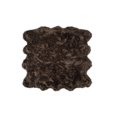 thumbnail image 1 of Luxe Gordon Faux Sheepskin Octo Rug | 6'x6', 1 of 3