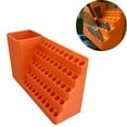 thumbnail image 4 of Aonity Cnc Drill Bit Holder C， "Orange Cnc Drill Bit Organizer with Cup Holder 4 Size Options Plastic Storage Rack for Drill Bits & Tools Ideal for Workshop & Garage Organization", 4 of 4
