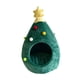 thumbnail image 3 of Nido para gatos semicerrado con forma de árbol de Navidad, acogedora tienda de campaña para mascotas, para perros, cachorros y gatitos S, 3 of 8