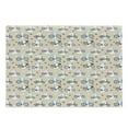 thumbnail image 1 of Cartoon Cutting Board, Romantic Bicycle Illustration with Hearts and Dots on the Background Art Print, Decorative Tempered Glass Cutting and Serving Board, Large Size, Beige and White, by Ambesonne, 1 of 1