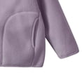thumbnail image 4 of KyCheLot Winter Jacket for Kids Zip up Stand Collar Solid Color Long Sleeve Clothes Comfy Thicken Fleece Jackets, 4 of 5
