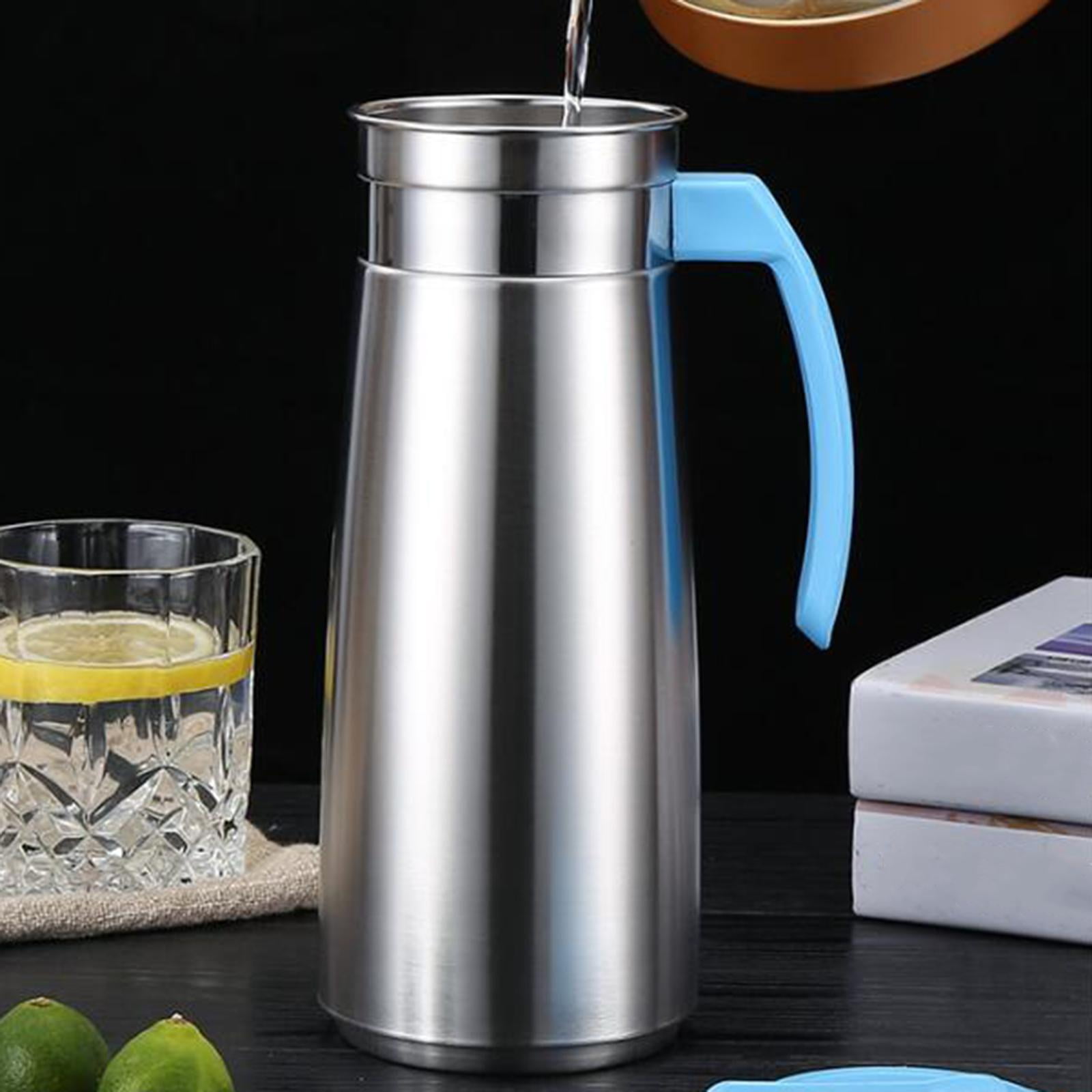 Cold Water Kettle Water Jug Drinkware Water Pitcher for Milk Beverage Juice Blue