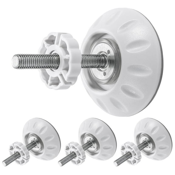 Wekvgz 4pcs 8mm Spindle Rods Gate Pressure Gates Extra Long Threaded Spindle Rods Anti-slip Screw Bolts Kit with Wall Fixer Pet Safety Gates