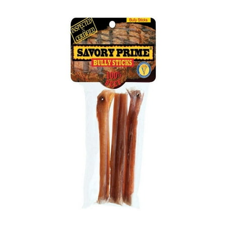 UPC: 0810359003122 | Savory Prime 12  American Bully Stick Dog Bone  3 Count