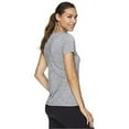 thumbnail image 3 of Reebok Womens Two Tone Basic T-Shirt, Black, Small, 3 of 3