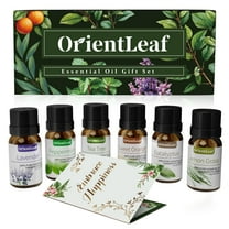 OrientLeaf 100% Pure Essential Oils Set, Aromatherapy Blended Scents Variety Essential Oils Gift Set for Diffusers, Massage, Sleep, Perfect Mother's Day Gifts for her